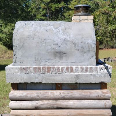 Concrete Block Pizza Oven