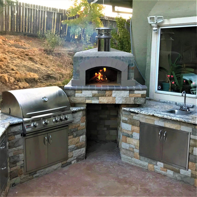 Gas Grill Pizza Oven