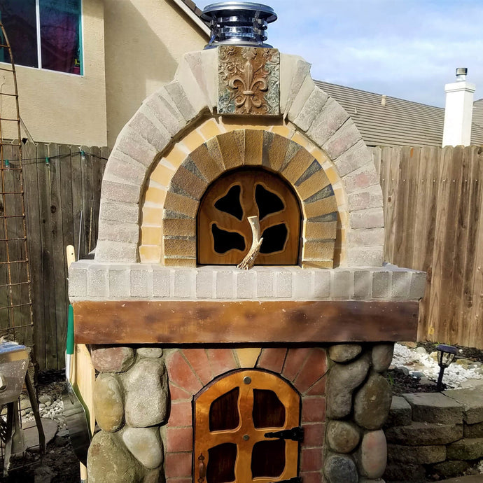 Homemade Brick Oven