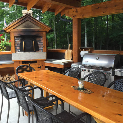 Outdoor Brick Oven and Grill