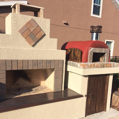 Outdoor Fireplace Pizza Oven Kits