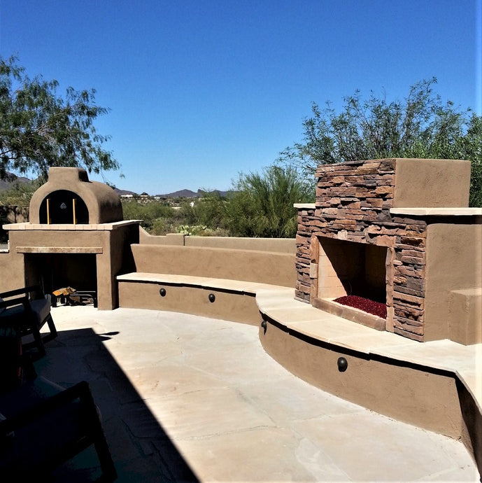 Outdoor Patio Fireplace