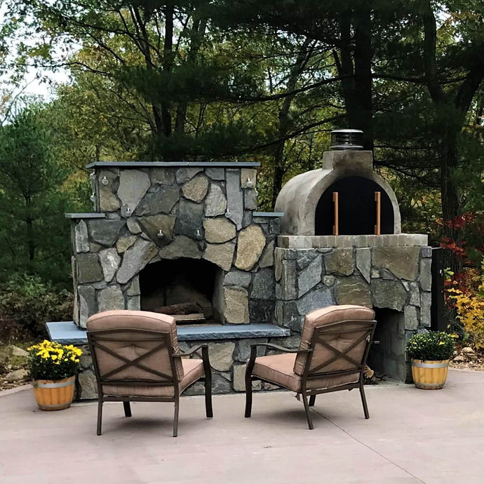 Small Outdoor Fireplace