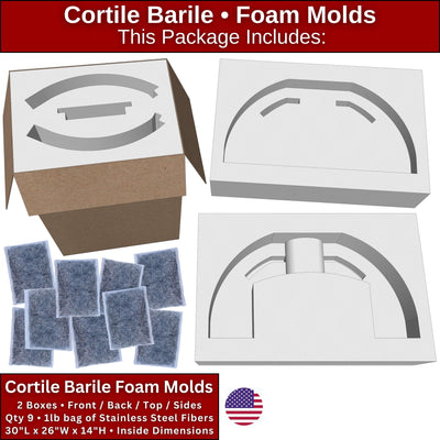 Cortile Barile - Refractory Cement Pizza Oven Forms