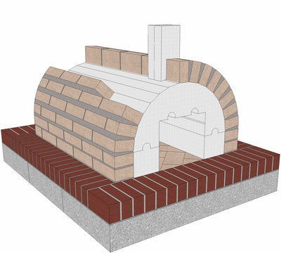 Mattone Barile Wood Fired Brick Pizza Oven Form (BARILE)