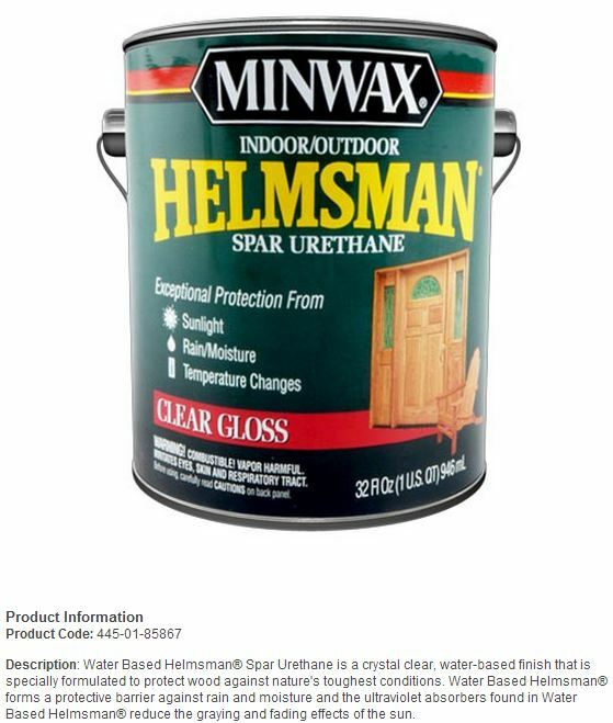 MINWAX HELMSMAN SPAR URETHANE